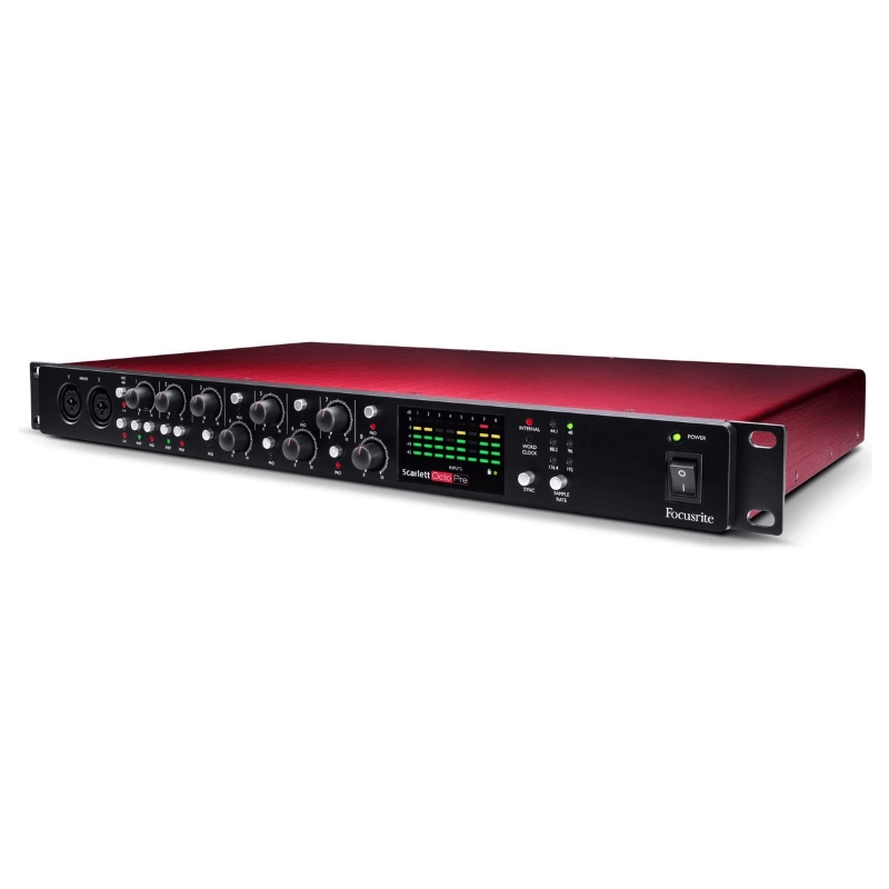 Focusrite Scarlett OctoPre Preamplificatore Microfonico 8 Canali con Connettività Adat