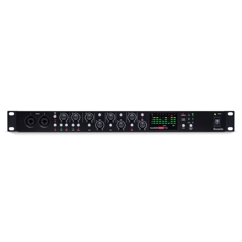 Focusrite Scarlett OctoPre Preamplificatore Microfonico 8 Canali con Connettività Adat