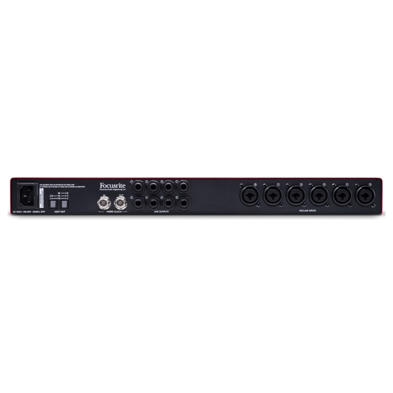 Focusrite Scarlett OctoPre Preamplificatore Microfonico 8 Canali con Connettività Adat