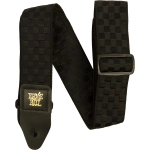 Ernie Ball 5341 Black Checkers Jacquard Strap