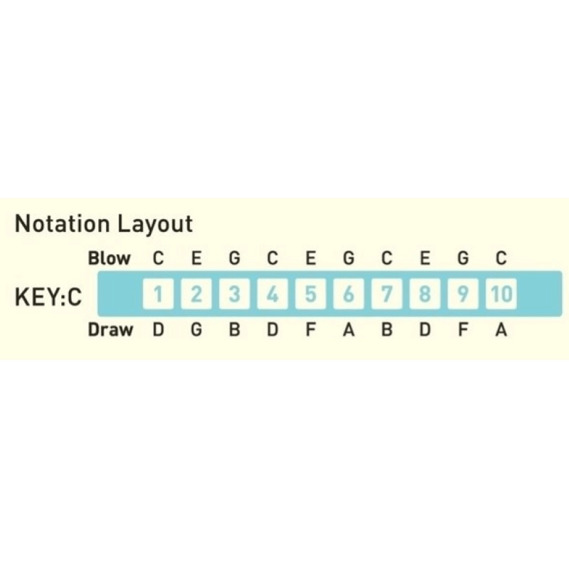 Tombo 1210D RE Armonica 20 voci Folk Blues Mark II