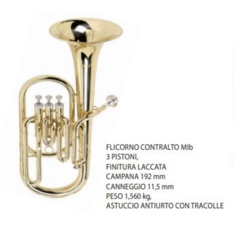 Comet Flicorno Contralto in Mib 3 Pistoni