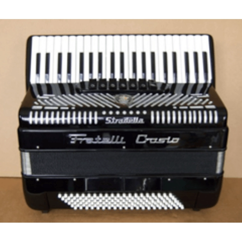 Fisarmonica Crosio 120 Bassi 41 Tasti 7+2 Registri Nera