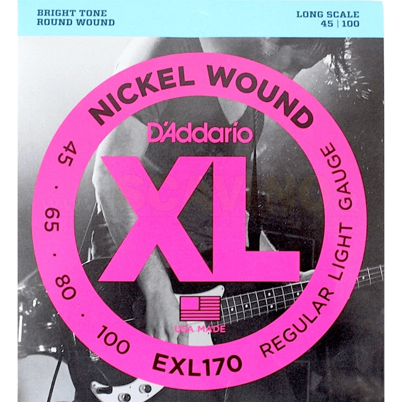 D'Addario EXL170 Set Corde per Basso Elettrico 045-130