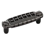 Schaller 12350400 Ponte Signum per chitarra elettrica, 10,5mm, 12'', nero cromato