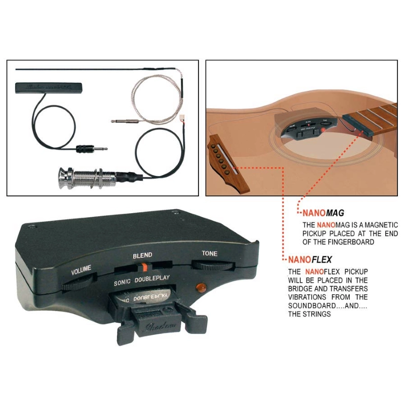 Shadow SH-DP-2 Preamplificatore per chitarra acust