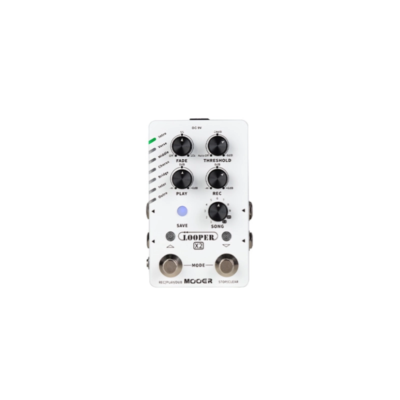 MOOER LOOPER X2 a doppio footswitch