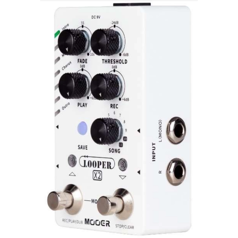 MOOER LOOPER X2 a doppio footswitch