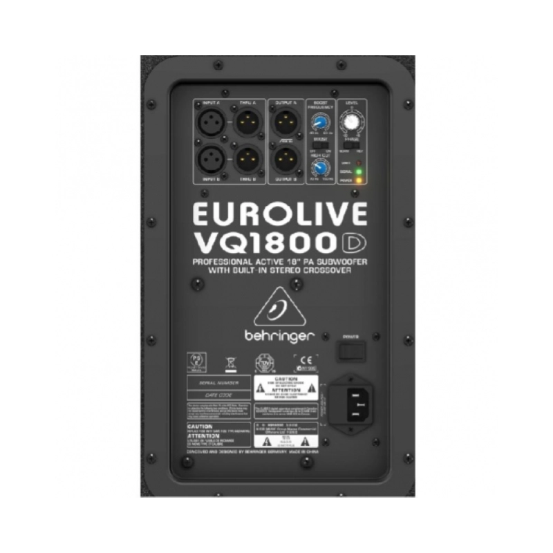 Behringer VQ1800D Subwoofer attivo 500w