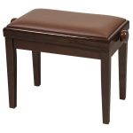 Proel PB90SBWBR Panca per Pianoforte Noce Lucido Seduta in Similpelle Marrone
