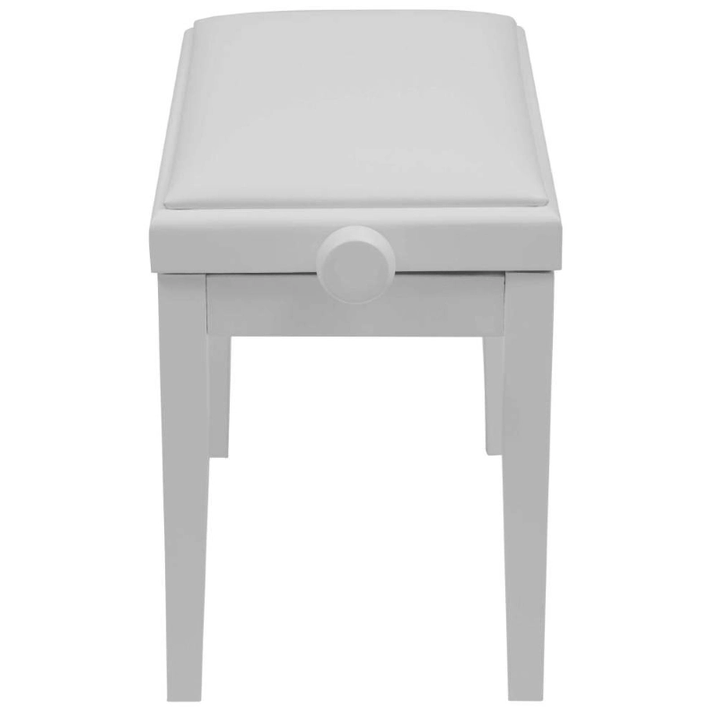 Proel PB90SSWWH Panca per Pianoforte Bianco Opaco Seduta in Similpelle Bianca