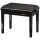 Proel PB90VBBBK Panca per Pianoforte Nero Lucido Seduta in Velluto Nero