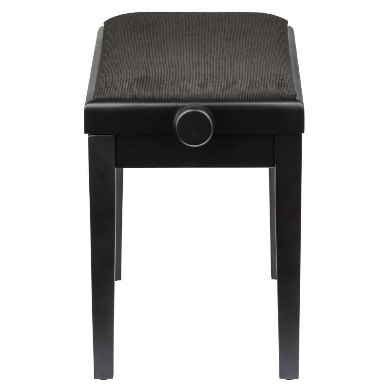 Proel PB90VSBBK Panca per Pianoforte Nero Opaco Seduta in Velluto Nero