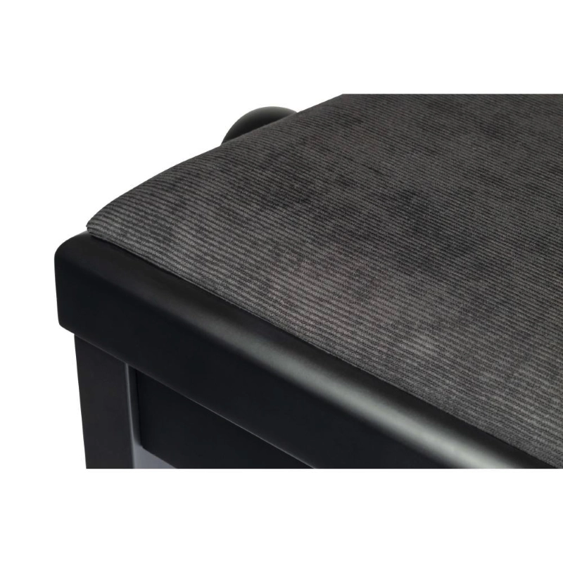Proel PB90VSBBK Panca per Pianoforte Nero Opaco Seduta in Velluto Nero