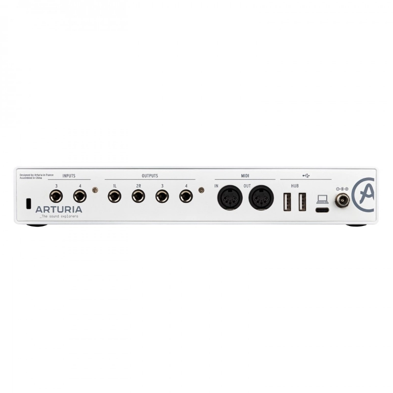 Arturia MiniFuse 4 White Interfaccia Audio USB C 2 Input Combo 2 Input TRS/ 4-OUT Bianca