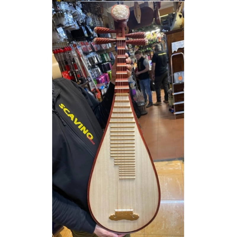 Pipa Cinese in Mogano Massello, Liuto