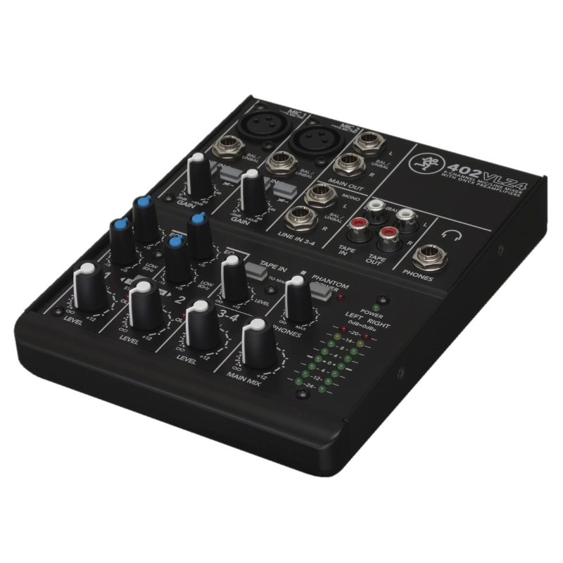 Mackie 402 VLZ4 Mixer Analogico 4 Canali con 2 Mic Preamp Onyx