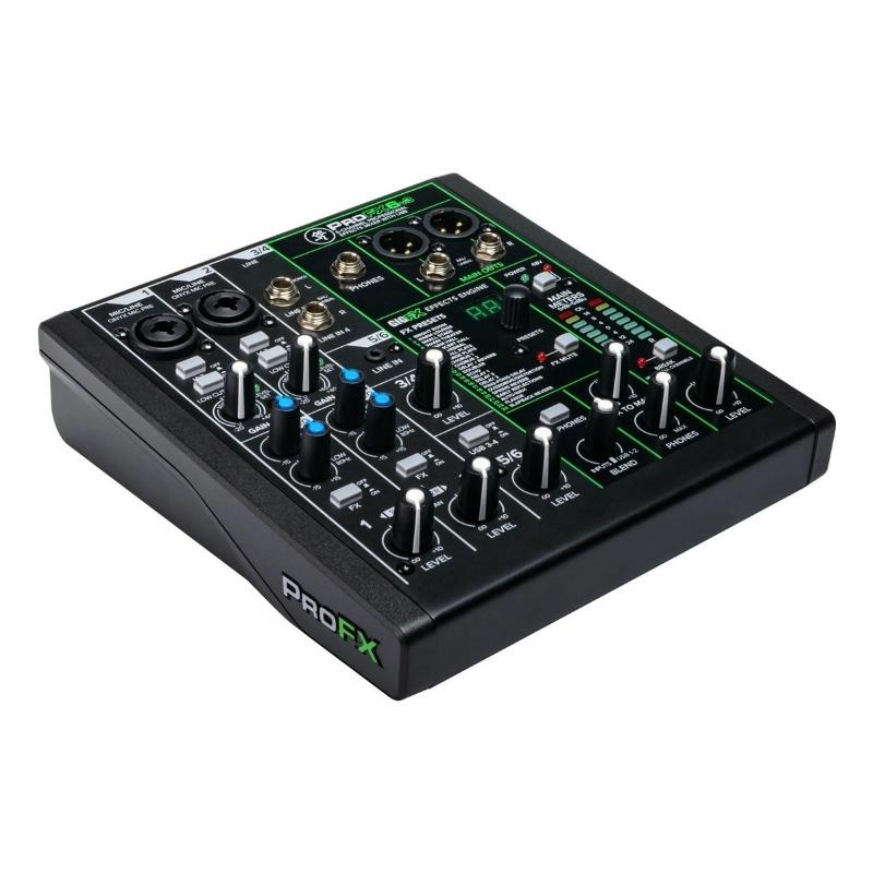 Mackie ProFX6v3 Mixer USB 6 Canali con Effetti Professionali