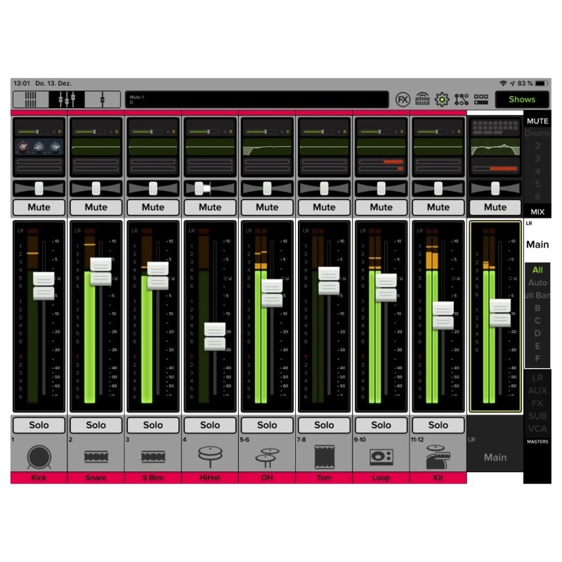 Mackie DL16S Mixer Digitale Wireless 16 Canali