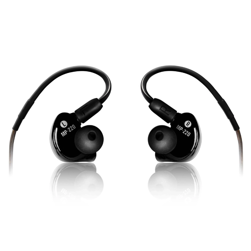 Mackie MP 220 Cuffia Auricolare con Doppio Driver Nera