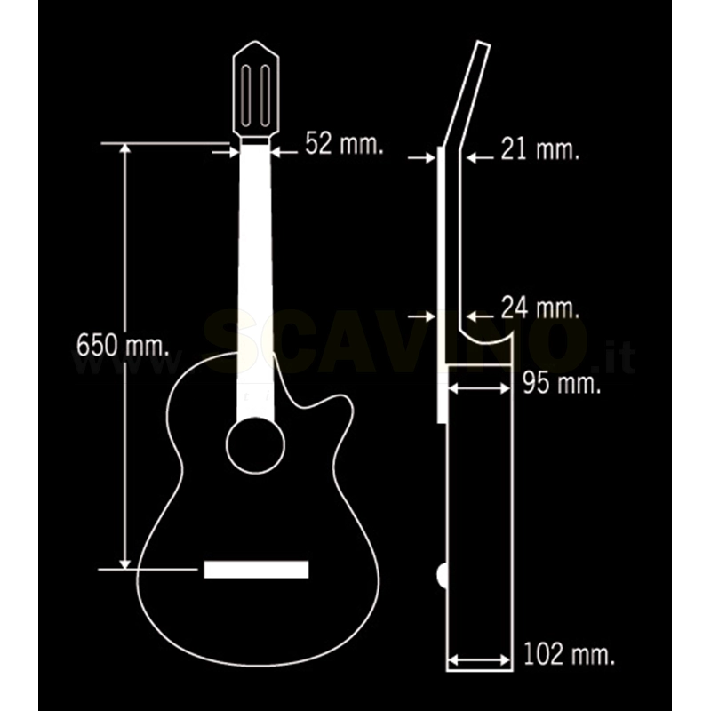 Paco Castillo modello 224ce chitarra classica elettrificata