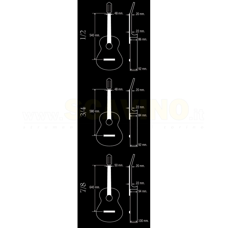 Paco Castillo 201  7/8 chitarra classica ridotta