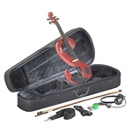 Stagg EVN 4/4 MRD Violino Elettrico a "S" Silent Rosso Metallizzato