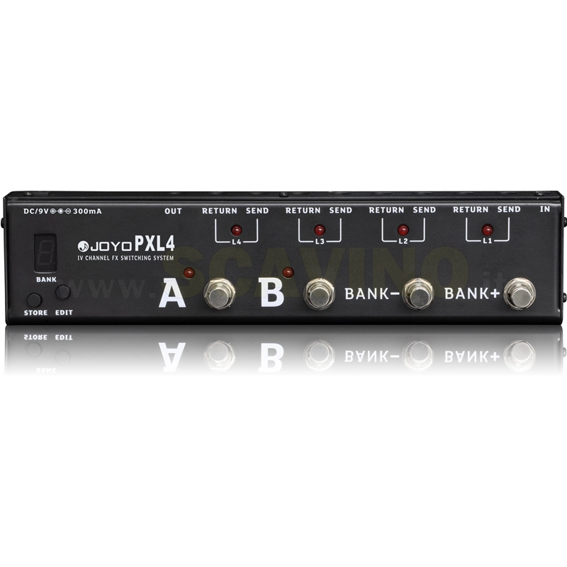 JOYO PXL-4 PEDAL PROGRAM 4CH