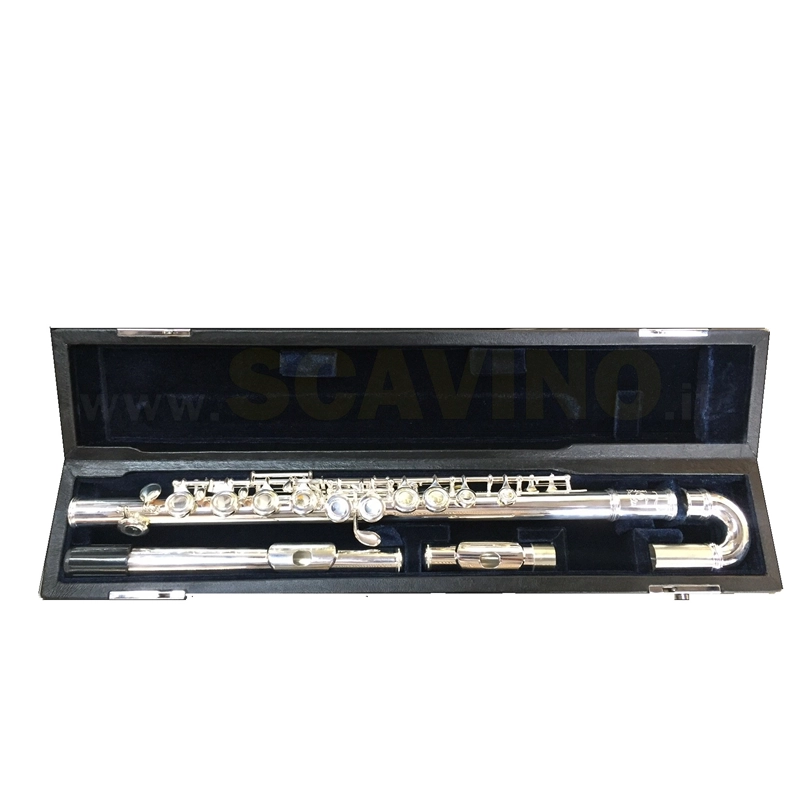 Florian JU200 Flauto Traverso Junior con Testata Diritta e Curva