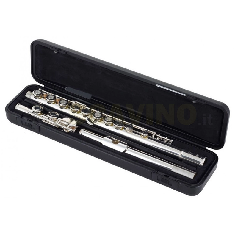 Yamaha YFL282 Flauto Traverso Argentato Fori Aperti In Linea
