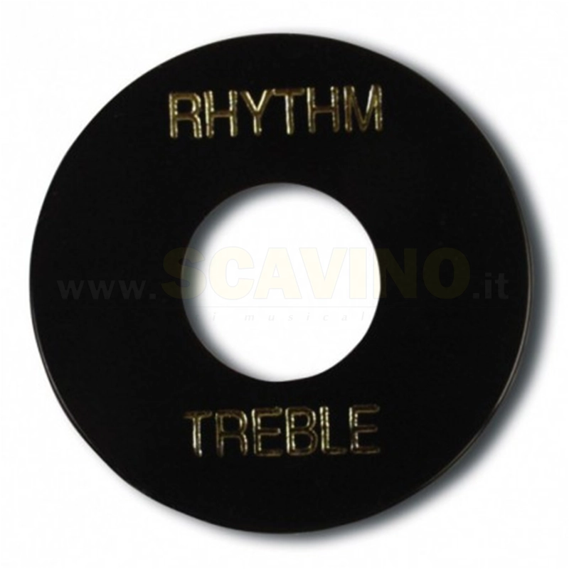 Gibson Switchwasher Copri Selettore Nero-Oro PRWA-010