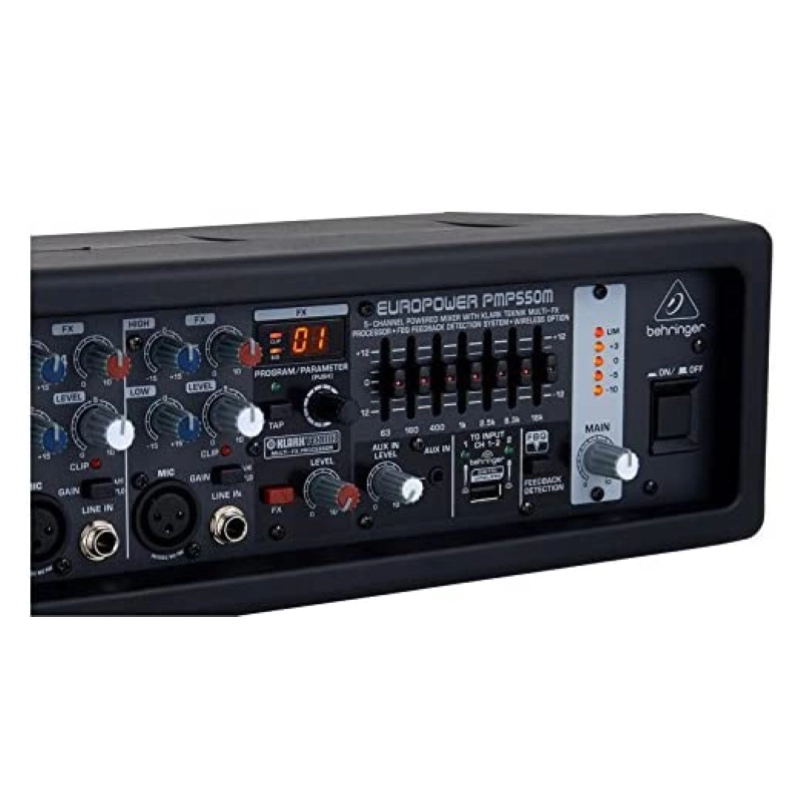 Behringer PMP550M Mixer Amplificato 5 Canali