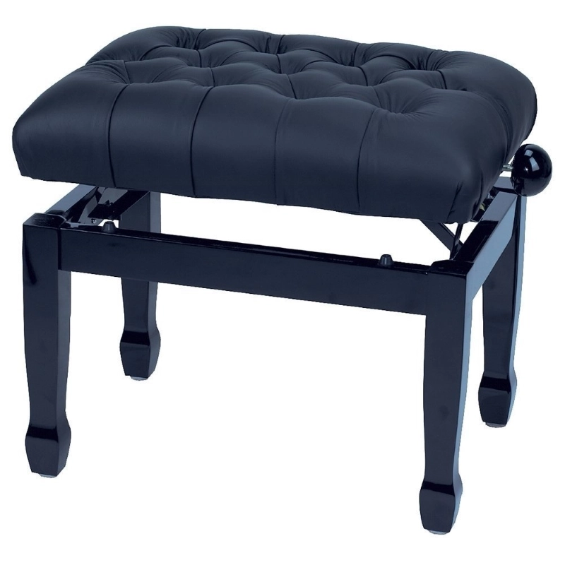 GEWA Panca per piano Deluxe XL Nero lucido