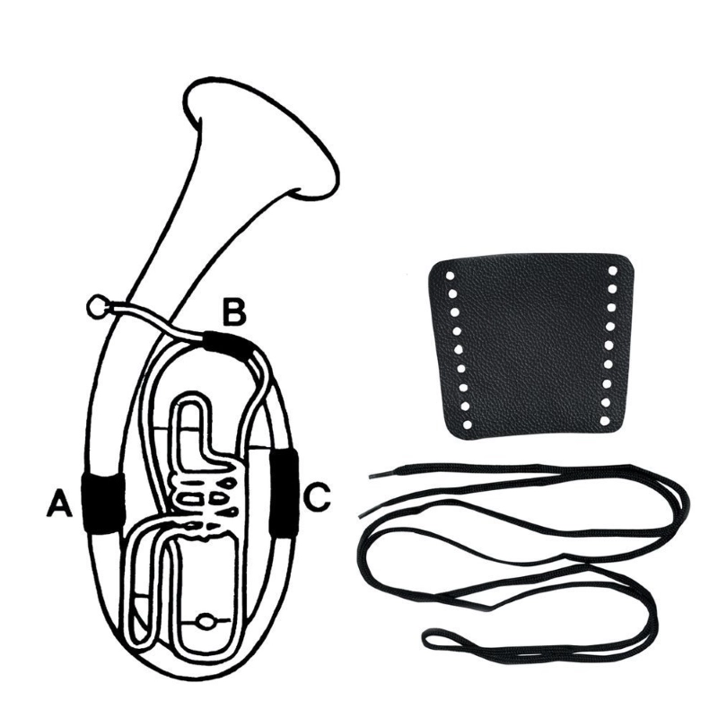 Gewa Protezione in Pelle per Tuba - Braccio Destro