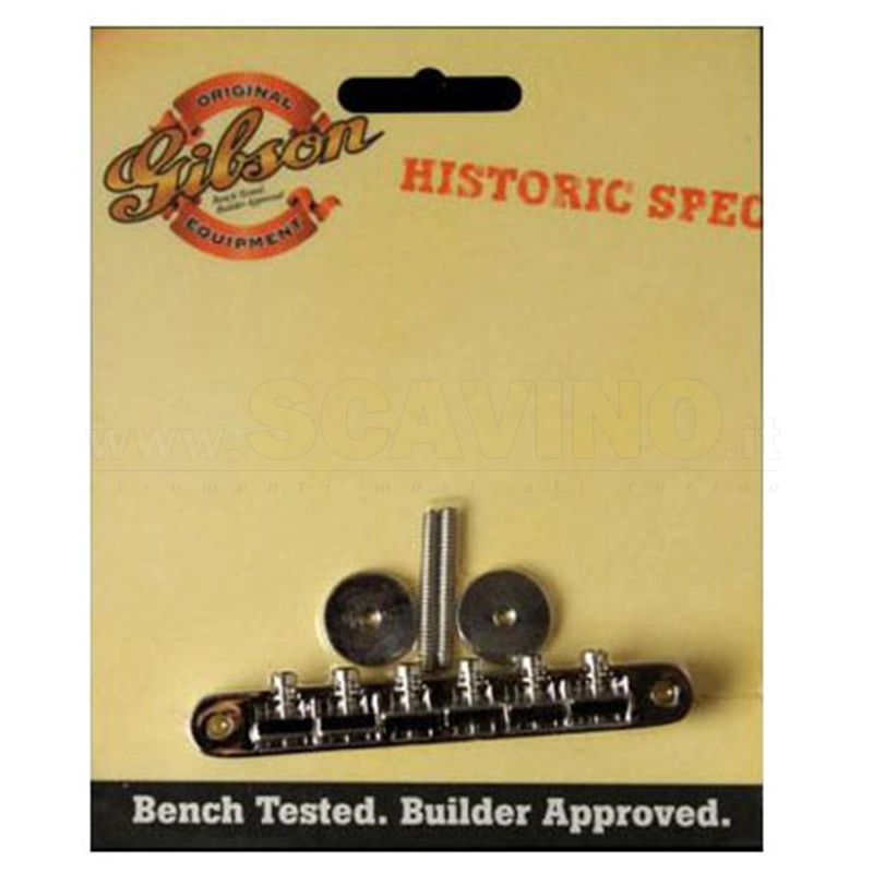 Gibson Historic Non-wire ABR-1 Bridge Nickel PBBR-059