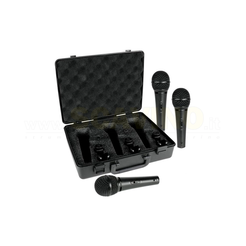 Behringer XM1800S Kit 3 Microfoni Dinamici Cardioidi