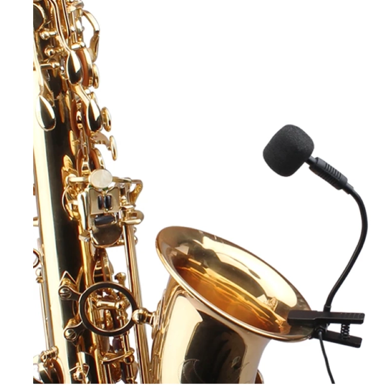 Audio design Pa Mbr Microfono a Condensatore per Fiati Orientabile, Incluso adattatore XLR e Supporto