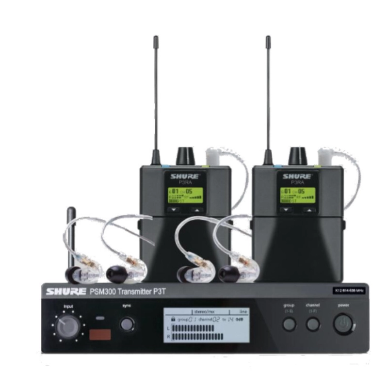 SHURE P3TERA215TWP-K3E doppio ear monitor