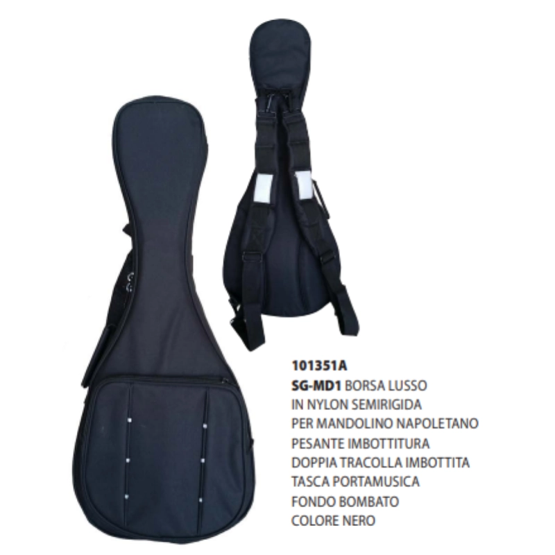 Borsa Mandolino Napoletano MD1 imbottita