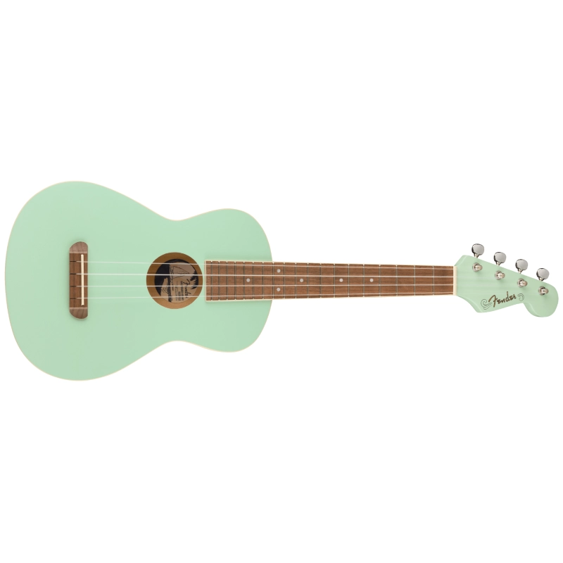 Fender Avalon Tenor Ukulele, Walnut Fingerboard, Surf Green 0970450557