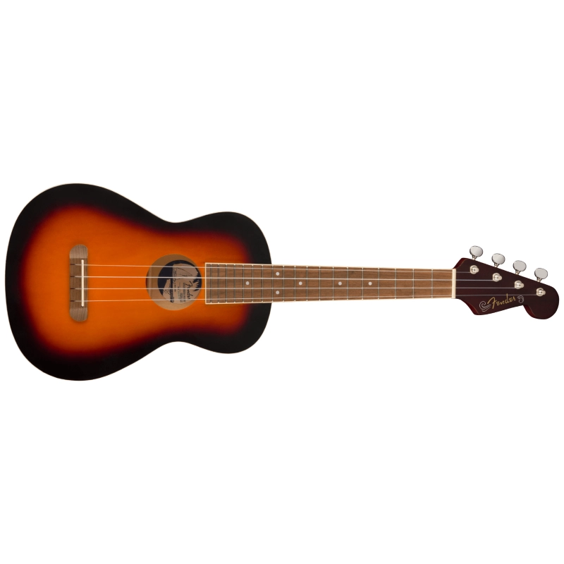 Fender Avalon Tenor Ukulele, Walnut Fingerboard, 2-Color Sunburst 0970450503