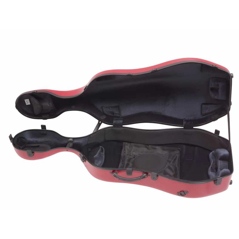 BAM 1001SRG Astuccio per Violoncello CLASSIC finitura rossa