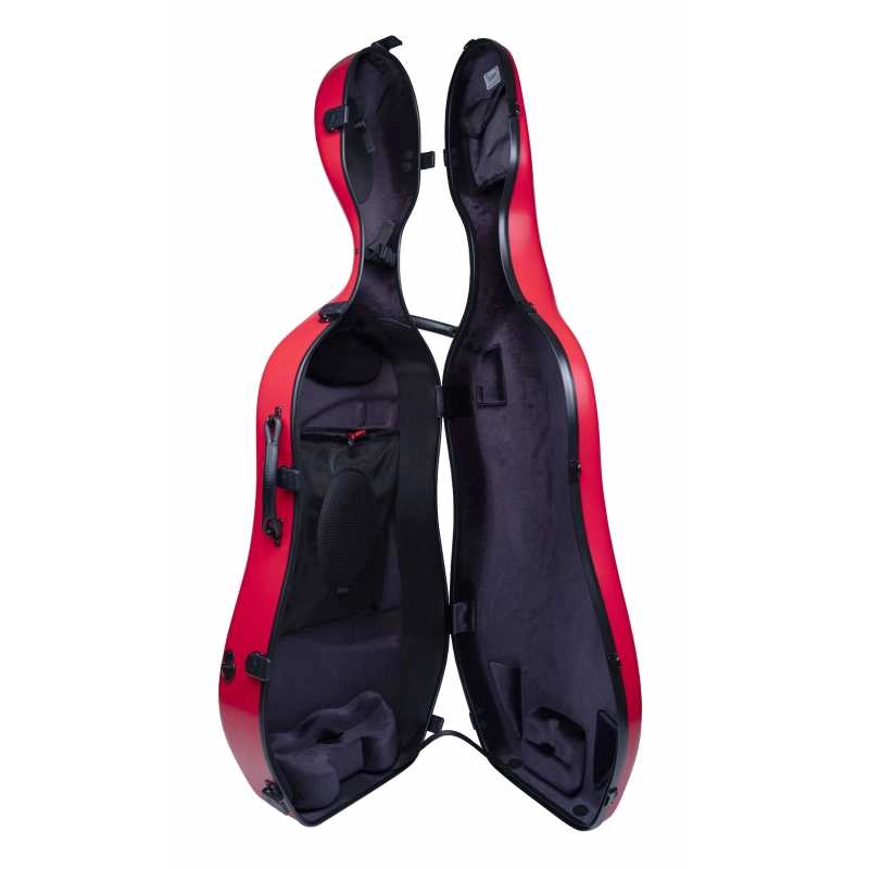 BAM 1001SRG Astuccio per Violoncello CLASSIC finitura rossa