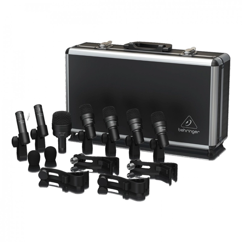 Behringer BC1200 Kit di 7 Microfoni con Flight Case