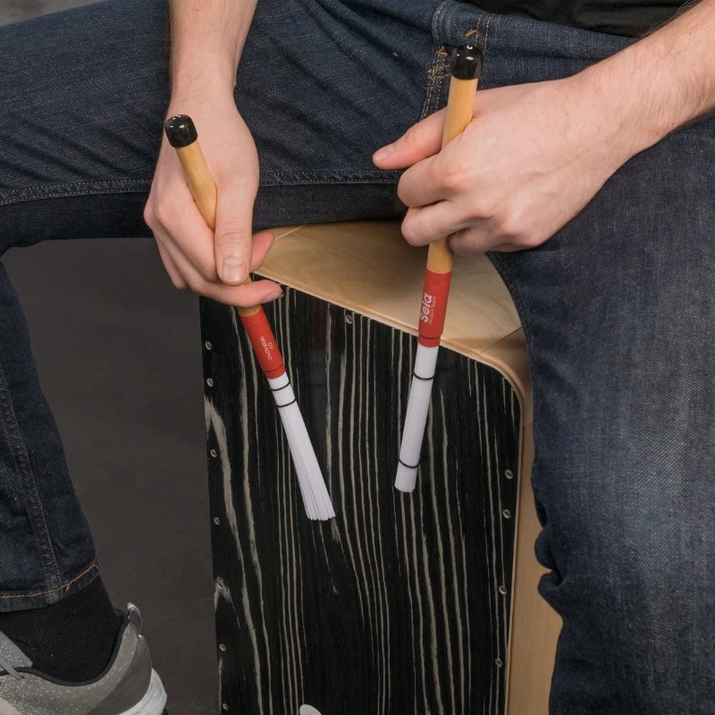 SELA SE065 Cajon Brush 110 Spazzole nylon