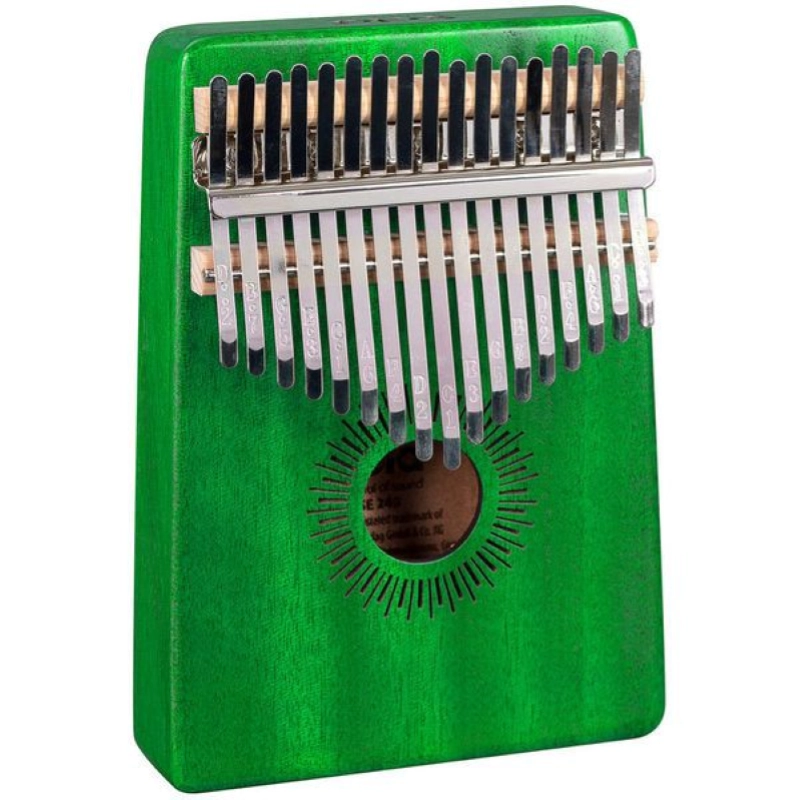 Sela SE248 Kalimba Mogano 17 note, verde