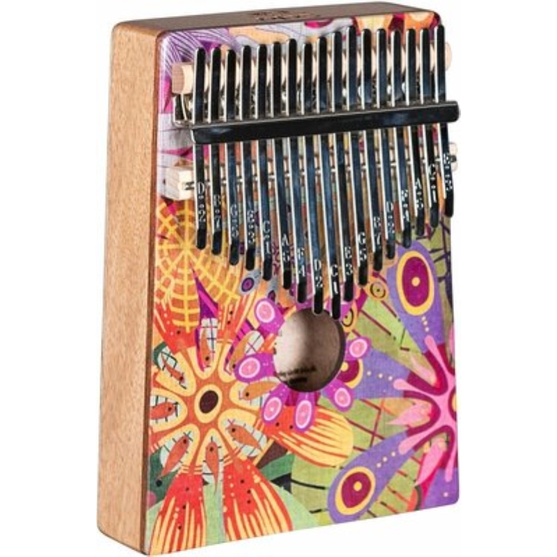 Sela SE253 Kalimba Art Series 17 Flower Power