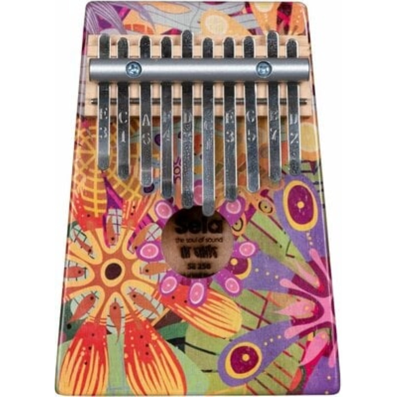 SELA SE253 Kalimba Art Series 17 Flower Power