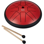 SELA SE362 Hand Pan 8 note 6" F Minor Red - Fa minore, 8 note