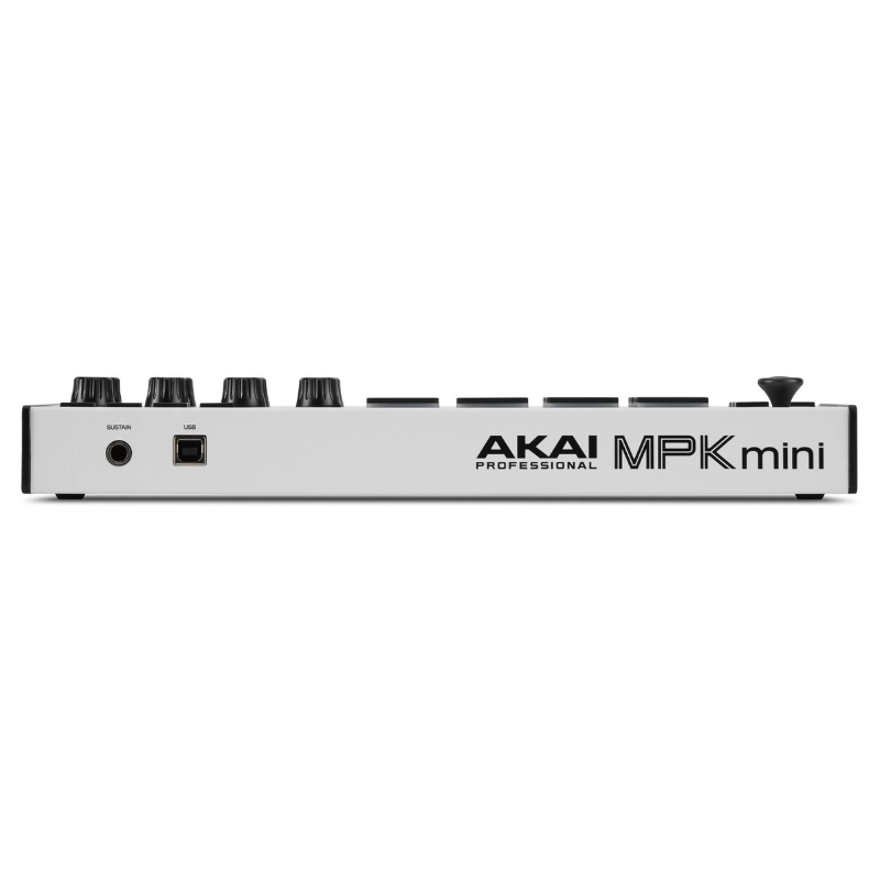 Akai Professional MPK Mini MK3 White Master Keyboard MIDI USB 25 Tasti Mini Bianca